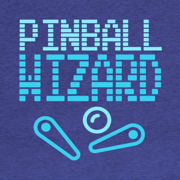 Pinball Wiz (Blue Edition) by LefTEE Designs